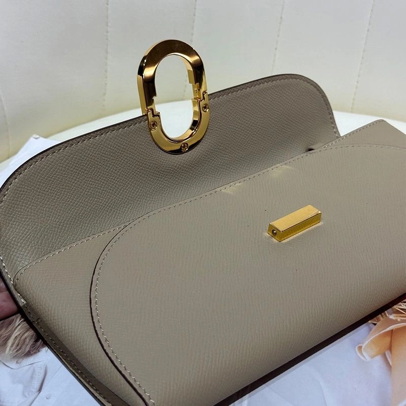 Hermes Chaine d'Ancre To Go Wallet Epsom Leather Gold Hardware In Grey - Image 3