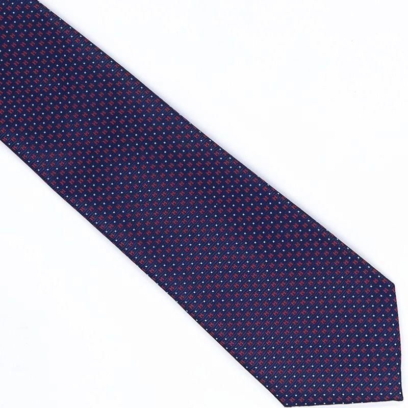 Hermes Tie 7 Mega Chariot Tie In Blue - Image 4