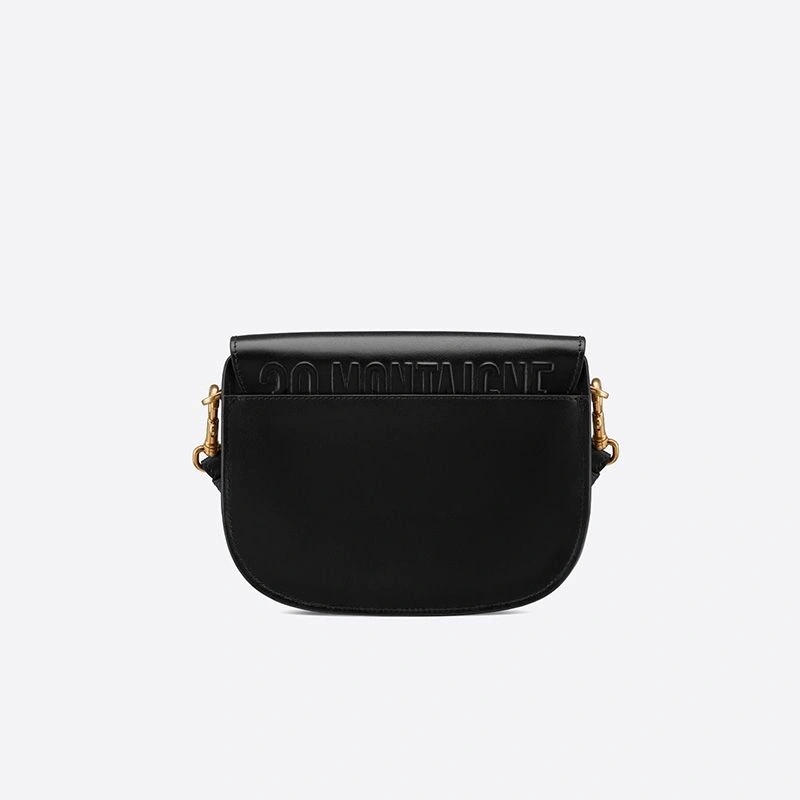 Small Dior Bobby Bag Box Calfskin Black - Image 3