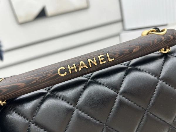 CHANEL SMALL FLAP BAG WITH TOP HANDLE SmartChoice 954 - Image 7