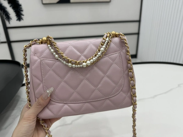 CHANEL FLAP BAG-14.5x19.5x7.5cm DailyWear 316 - Image 5