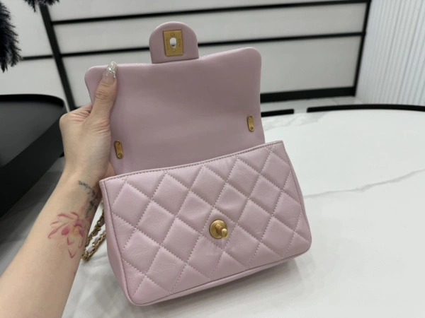 CHANEL FLAP BAG-14.5x19.5x7.5cm DailyWear 316 - Image 7