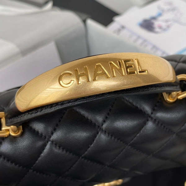CHANEL FLAP BAG WITH TOP HANDLE-20*12*6cm EasyMatch 921 - Image 5