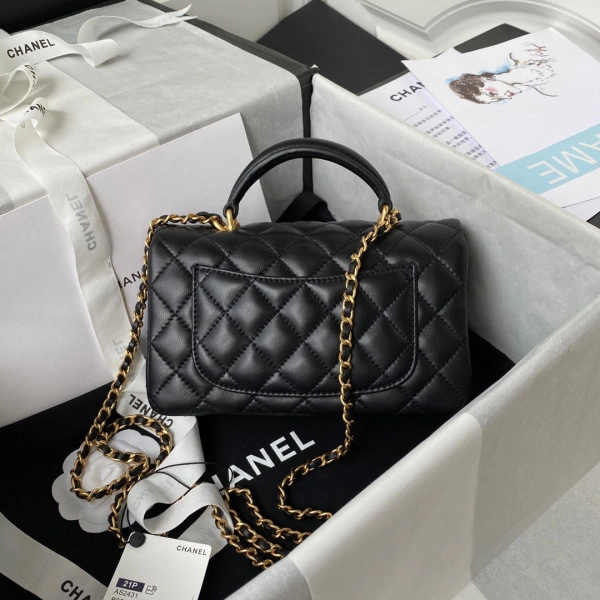 EasyMatch CHANEL FLAP BAG WITH TOP HANDLE-20*12*6cm 920 - Image 3