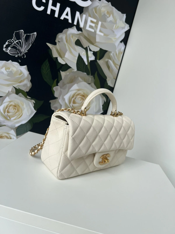 CHANEL FLAP BAG WITH TOP HANDLE-20*12*6cm GoAnywhere 929 - Image 3