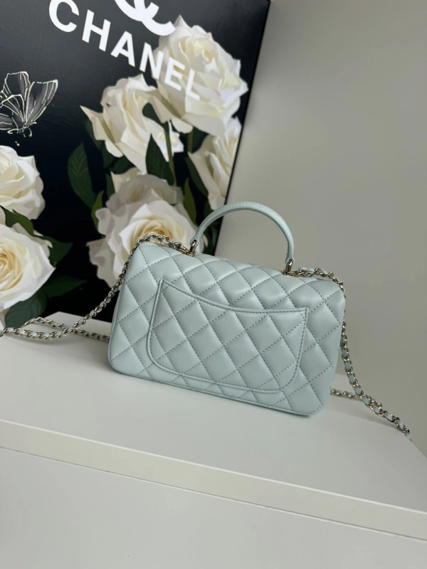 HighQuality CHANEL FLAP BAG WITH TOP HANDLE-20*12*6cm 908 - Image 3